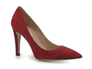 Valentino heels women's Brick Red Suede pumps shoes